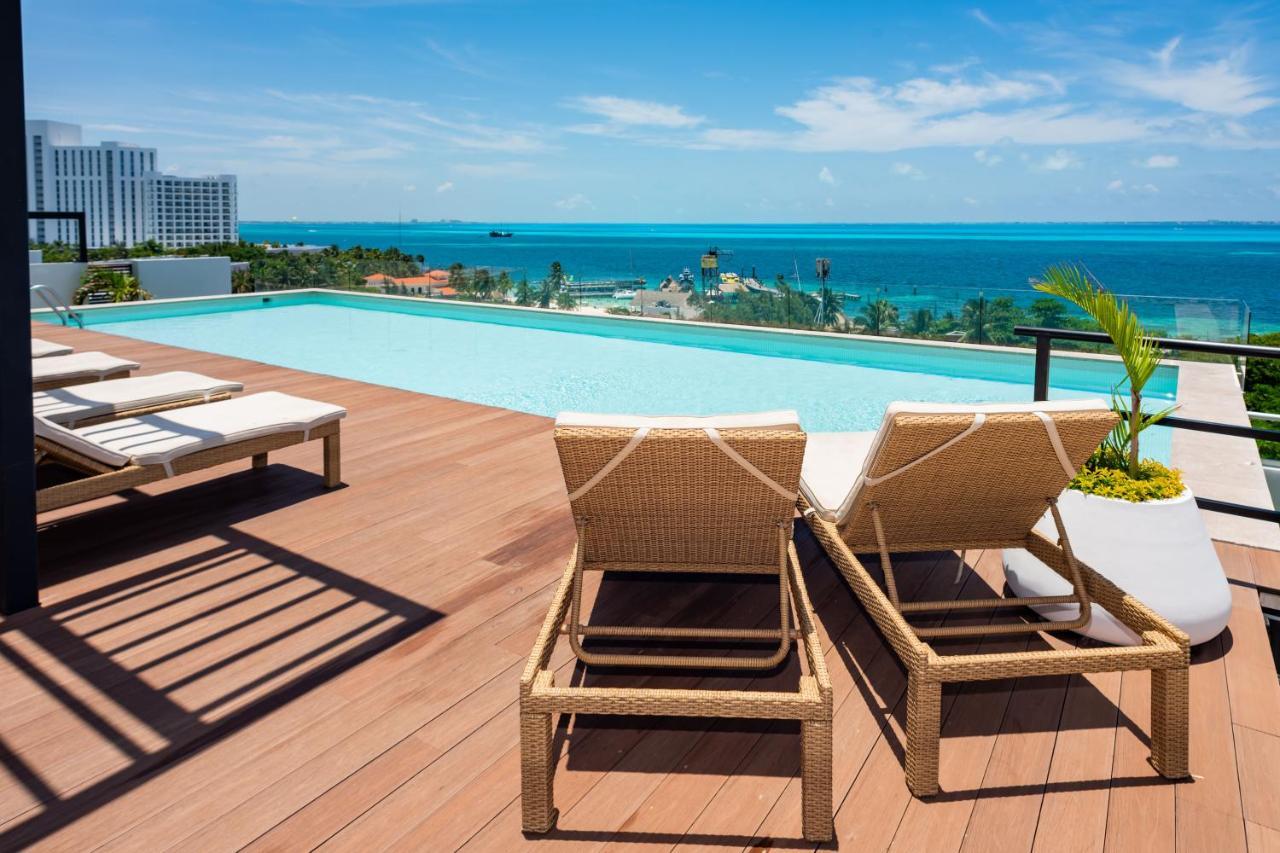 Aloja Oceanview In The Hotel Zone Cancun Luaran gambar